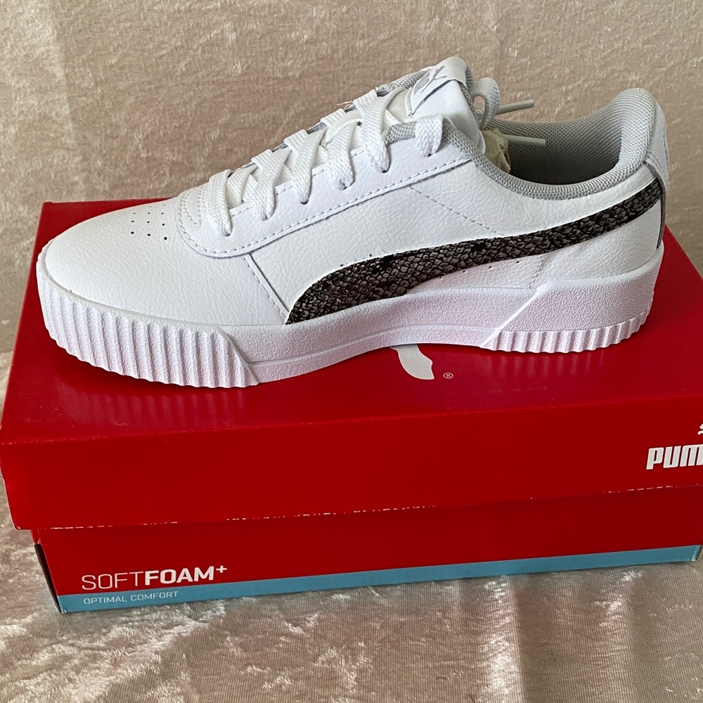 Puma White and Black Women's Sneakers